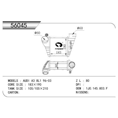 適用于AUDI AUDI A3 8L1 OEM:1J0.145.803.F/1J0145803F