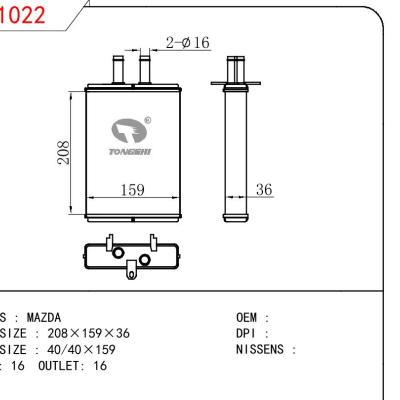 適用于MAZDA MAZDA