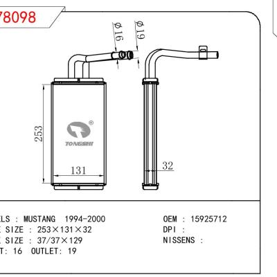 適用于FORD MUSTANG OEM:15925712