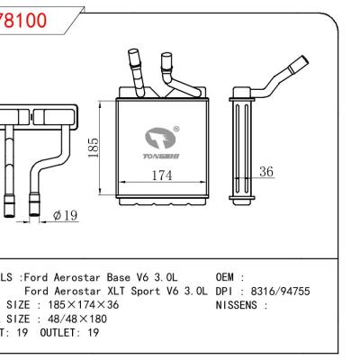 適用于FORD Ford Aerostar Base V6 3.0L/Ford Aerostar XLT Sport V6 3.0L