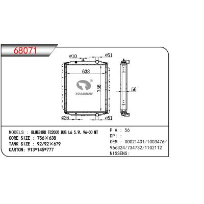 適用于TRUCK BLUEBIRD TC2000 BUS L6 5.9L