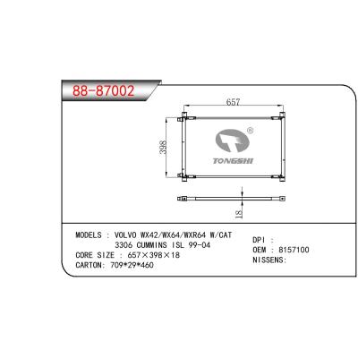 適用于VOLVO WX42/WX64/WXR64 W/CAT 3306 CUMMINS ISL OEM:8157100