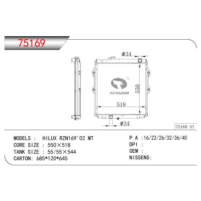 適用于TOYOTA HILUX RZN169