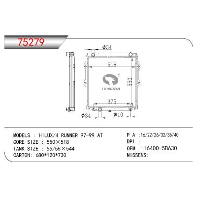 適用于TOYOTA HILUX/4 RUNNER