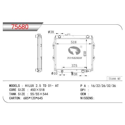 適用于TOYOTA HILUX 2.5 TD