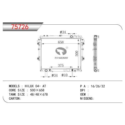 適用于TOYOTA HILUX