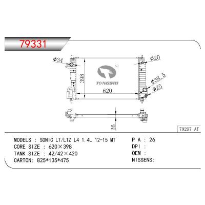 適用于GM DODGE SONIC LT/LTZ L4 1.4L