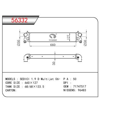 適用于FIAT SEDICI 1.9 D MULTIJET/SUZUKI SX4 (EY/GY) 1.9 DDIS OEM:71747517