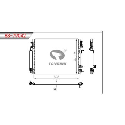 適用于300 BASE V6 3.6L 11-14冷凝器