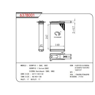  適用于SCORPI0 I (GAE，GGE)SCORPI0 I Saloon (GGE)SIERRA Hatchback (GBC，GBG) OEM::1630103,61080066124694,10410921652127