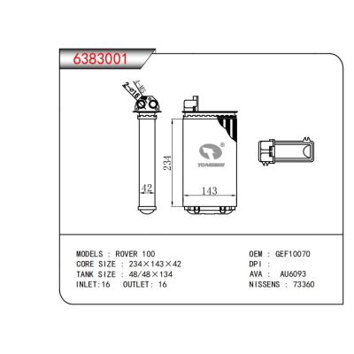  適用于ROVER 100 OEM:GEF10070