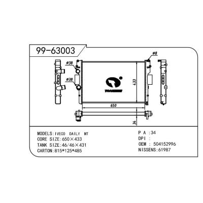 適用于CHINESE CAR 國產(chǎn) 依維柯-3 OEM:504152996/504152995