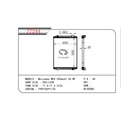 適用于   Mercedes MCV 500mod1 06 MT   散熱器