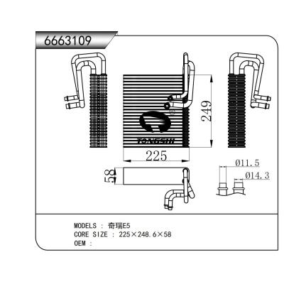 適用于  奇瑞E5  蒸發(fā)器